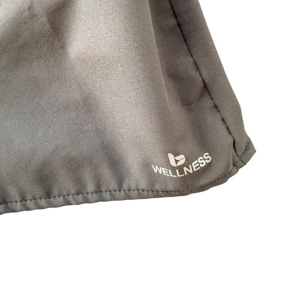 Barco‎ One Wellness Womens Scrub Top V-Neck With Pockets Size M Grey Lightweight - Picture 2 of 5